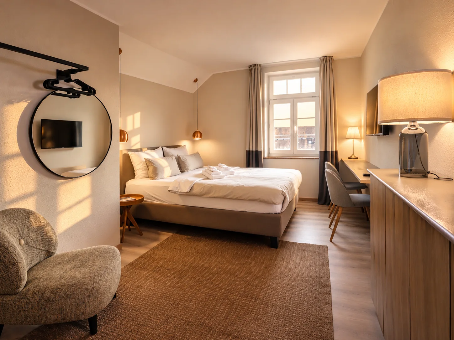 Cozy Plus Doppelzimmer im Townhouse Ruhpolding – Zimmerbeispiel